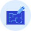 Construction Blueprint 2 Icon from Kameleon Duo Set