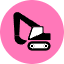 Excavator Icon from Kameleon Pop Set