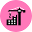 Tower Crane Icon from Kameleon Pop Set