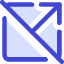 Arrow Open In New Off Icon from Core Duo Set