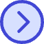 Tailless Line Arrow Right Circle Icon from Core Duo Set