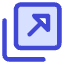 Triangle Arrow Expand Window 2 Icon from Core Duo Set