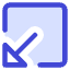 Triangle Arrow Minimize Window 1 Icon from Core Duo Set