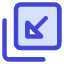 Triangle Arrow Minimize Window 4 Icon from Core Duo Set