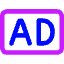 Ad Icon from Core Neon Set