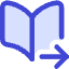 Book Flip Previous Page Arrow Icon from Core Duo Set
