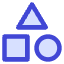 Content Categories Shapes Icon from Core Duo Set