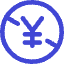 Non Commercial Yen Icon from Core Duo Set