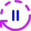 Auto Pause Icon from Core Neon Set