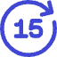 Button Go Forward 15 Icon from Core Duo Set