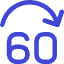 Button Jump Forward 60 Icon from Core Duo Set