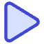Button Play Icon from Core Duo Set