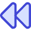 Button Rewind 1 Icon from Core Duo Set
