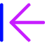 Line Arrow Move Left Large 1 Icon from Core Neon Set