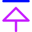 Triangle Arrow Move Up Large 1 Icon from Core Neon Set