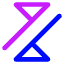 Triangle Arrow Transfer Diagonal Large 1 Icon from Core Neon Set