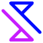Triangle Arrow Transfer Diagonal Large 2 Icon from Core Neon Set