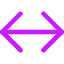 Line Arrow Horizontal Large Icon from Core Neon Set