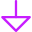 Triangle Arrow Down Large 1 Icon from Core Neon Set