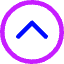Tailless Line Arrow Up Circle Icon from Core Neon Set