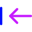 Line Arrow Move Left 1 Icon from Core Neon Set
