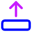Line Arrow Move Up 2 Icon from Core Neon Set