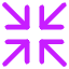 Line Arrow Shrink Icon from Core Neon Set