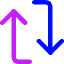 Line Arrow Reload Vertical 1 Icon from Core Neon Set