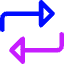 Triangle Arrow Reload Horizontal 1 Icon from Core Neon Set
