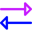 Triangle Arrow Transfer Horizontal 2 Icon from Core Neon Set