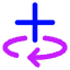 Line Arrow Rotate All Axis Right Icon from Core Neon Set