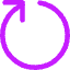 Line Arrow Rotate Right 5 Icon from Core Neon Set