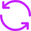 Line Arrow Synchronize 1 Icon from Core Neon Set