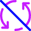 Line Arrow Synchronize Disable Icon from Core Neon Set