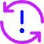 Line Arrow Synchronize Warning Icon from Core Neon Set