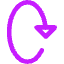 Triangle Arrow Rotate Vertical Right 2 Icon from Core Neon Set