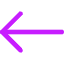 Line Arrow Left 1 Icon from Core Neon Set