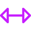Arrow Horizontal Icon from Core Neon Set