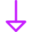 Triangle Arrow Down 1 Icon from Core Neon Set