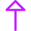 Triangle Arrow Up 1 Icon from Core Neon Set