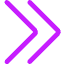 Double Tailless Line Arrow Right Icon from Core Neon Set