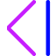 Tailless Line Arrow Left 2 Icon from Core Neon Set
