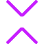 Tailless Line Arrow Shrink Vertical Icon from Core Neon Set