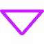 Tailless Triangle Arrow Down 1 Icon from Core Neon Set