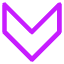 Chevron Arrow Down Icon from Core Neon Set