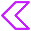 Chevron Arrow Left Icon from Core Neon Set