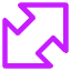 Thick Arrow Diagonal Large 1 Icon from Core Neon Set