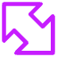 Thick Arrow Diagonal Large 2 Icon from Core Neon Set