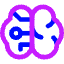Artificial Intelligence Brain Icon from Core Neon Set