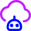 Ai Cloud Robot Icon from Core Neon Set